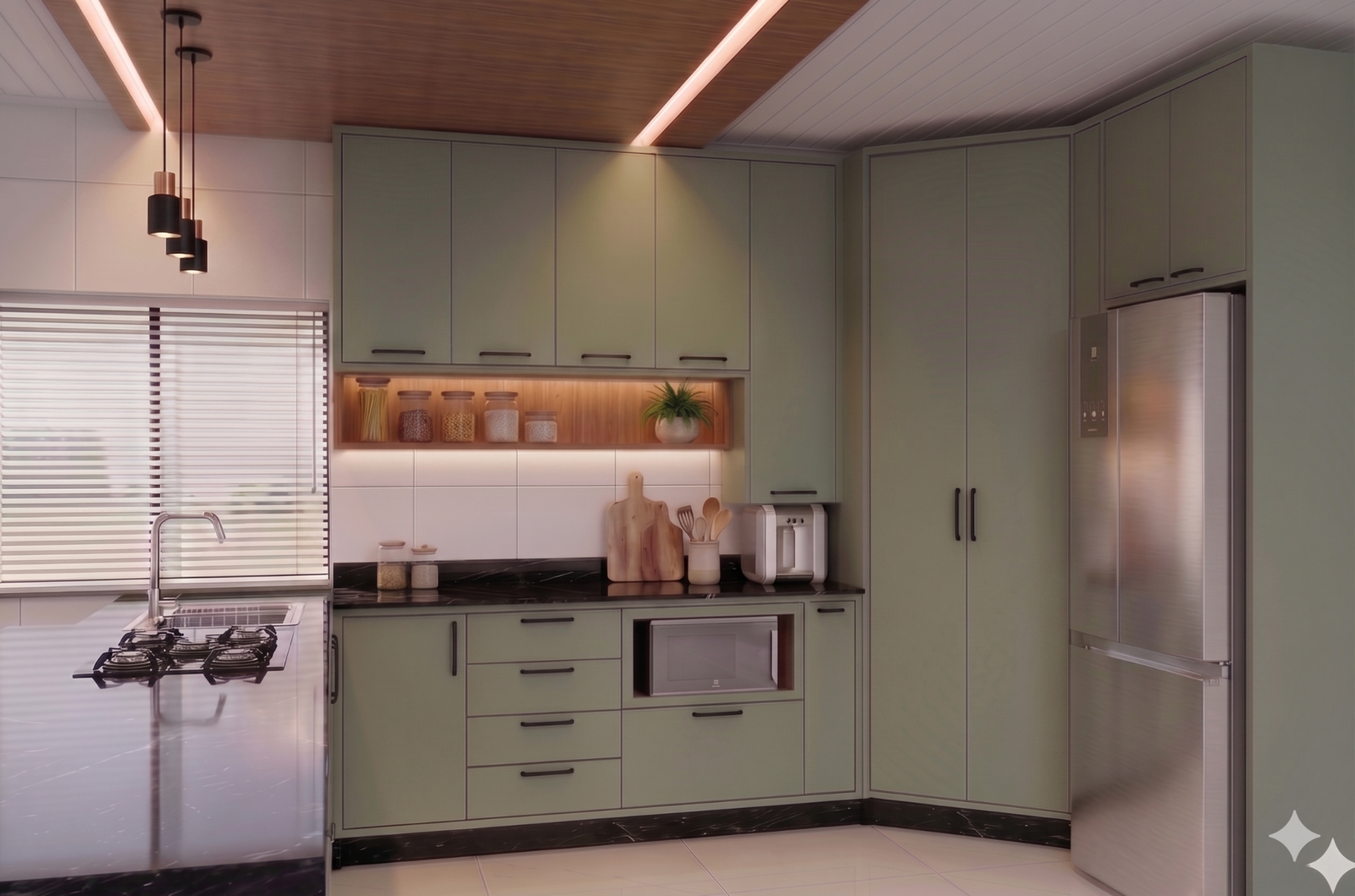 Projeto de cozinha planejada HBS